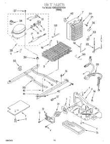 09 - Unit parts for Whirlpool Refrigerator 7MED20TQFW00 from AppliancePartsPros.com