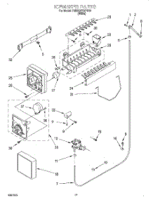 10 - Icemaker parts for Whirlpool Refrigerator 7MED20TQFW00 from AppliancePartsPros.com