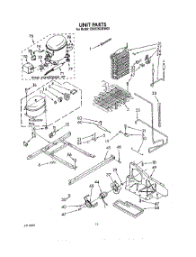 07 - Unit parts for Whirlpool Refrigerator ED20ZKXWG00 from AppliancePartsPros.com