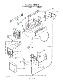 13 - Icemaker , Not Illustrated parts for Whirlpool Refrigerator ED22DWXWN00 from AppliancePartsPros.com