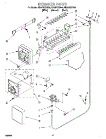 11 - Icemaker parts for Whirlpool Refrigerator ED22DSXDN02 from AppliancePartsPros.com