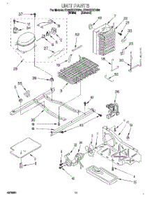 07 - Unit parts for Whirlpool Refrigerator ED20ZKXDN00 from AppliancePartsPros.com