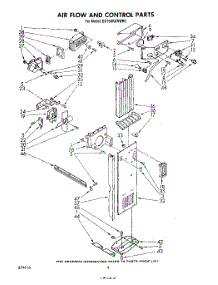 03 - Airflow And Control parts for Whirlpool Refrigerator ED19AKXRWR2 from AppliancePartsPros.com