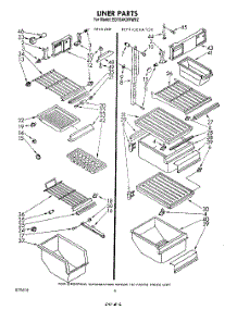04 - Liner parts for Whirlpool Refrigerator ED19AKXRWR2 from AppliancePartsPros.com