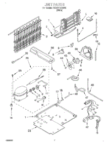 04 - Unit parts for Whirlpool Refrigerator 7ET21PKXGW00 from AppliancePartsPros.com