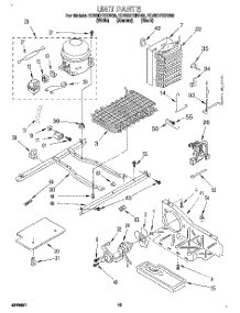 10 - Unit parts for Whirlpool Refrigerator ED22DFXBN00 from AppliancePartsPros.com