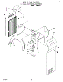 08 - Air Flow parts for Whirlpool Refrigerator ED20TWXDN00 from AppliancePartsPros.com
