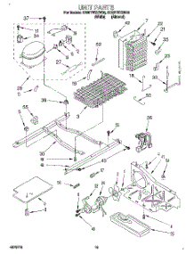 10 - Unit parts for Whirlpool Refrigerator ED20TWXDN00 from AppliancePartsPros.com