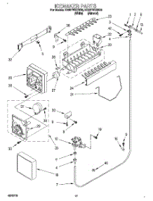 11 - Icemaker, Lit / Optional parts for Whirlpool Refrigerator ED20TWXDN00 from AppliancePartsPros.com