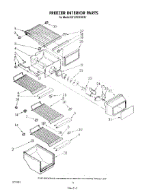 09 - Freezer Interior parts for Whirlpool Refrigerator ED22PRXRWR1 from AppliancePartsPros.com