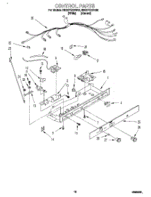 11 - Control parts for Whirlpool Refrigerator ED22PSXDN02 from AppliancePartsPros.com