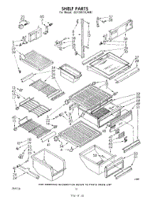 07 - Shelf parts for Whirlpool Refrigerator ED19MTXLWR1 from AppliancePartsPros.com