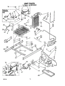 08 - Unit parts for Whirlpool Refrigerator ED19MTXLWR1 from AppliancePartsPros.com