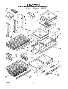 04 - Shelf, Lit / Optional parts for Whirlpool Refrigerator EB21DKXAW02 from AppliancePartsPros.com