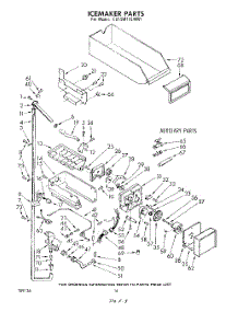 09 - Icemaker parts for Whirlpool Refrigerator ED19MTXLWR1 from AppliancePartsPros.com