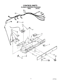 08 - Control, Lit / Optional parts for Whirlpool Refrigerator ED20ZKXBW00 from AppliancePartsPros.com