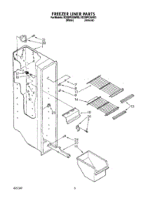 04 - Freezer Liner parts for Whirlpool Refrigerator ED20PKXAN00 from AppliancePartsPros.com
