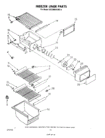 06 - Freezer Liner parts for Whirlpool Refrigerator ED22MMXRWR4 from AppliancePartsPros.com