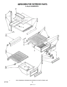 09 - Refrigerator Interior , Lit / Optional parts for Whirlpool Refrigerator ED22MMXRWR4 from AppliancePartsPros.com