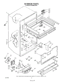 05 - Interior parts for Whirlpool Refrigerator EB19MKXSF01 from AppliancePartsPros.com