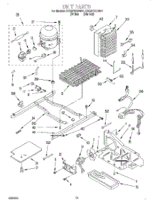 10 - Unit parts for Whirlpool Refrigerator ED22PSQDW01 from AppliancePartsPros.com