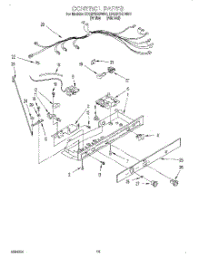 12 - Control, Lit / Optional parts for Whirlpool Refrigerator ED22PSQDW01 from AppliancePartsPros.com