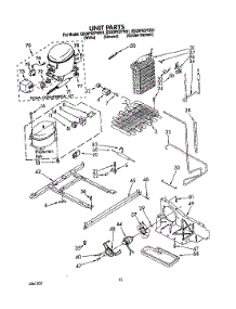 07 - Unit parts for Whirlpool Refrigerator ED20PKXYN01 from AppliancePartsPros.com