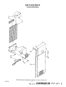 08 - Air Flow parts for Whirlpool Refrigerator ED20PKXWN00 from AppliancePartsPros.com