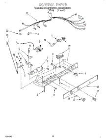 08 - Control, Lit / Optional parts for Whirlpool Refrigerator 9ED20TKXDN00 from AppliancePartsPros.com