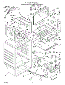 02 - Liner parts for Whirlpool Refrigerator 8ET22DKXFN00 from AppliancePartsPros.com