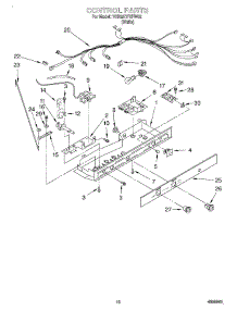 11 - Control parts for Whirlpool Refrigerator 7GD25DFXFW02 from AppliancePartsPros.com