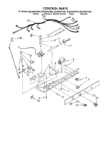 12 - Control parts for Whirlpool Refrigerator ED22DWXTW02 from AppliancePartsPros.com