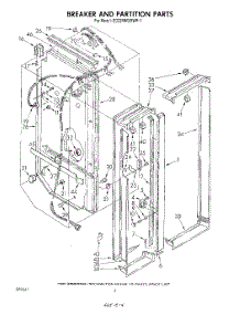 03 - Breaker And Partition parts for Whirlpool Refrigerator ED22MMXRWR1 from AppliancePartsPros.com