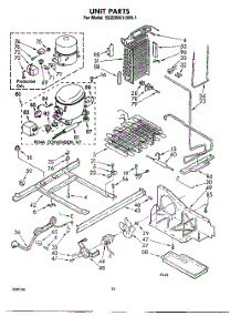 06 - Unit parts for Whirlpool Refrigerator ED22MK1LWR1 from AppliancePartsPros.com