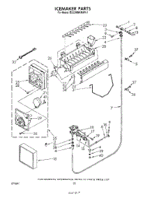 11 - Icemaker parts for Whirlpool Refrigerator ED22MMXRWR1 from AppliancePartsPros.com