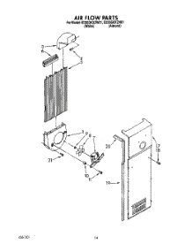 08 - Air Flow parts for Whirlpool Refrigerator ED20GKXZW01 from AppliancePartsPros.com