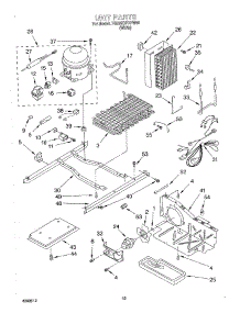 09 - Unit parts for Whirlpool Refrigerator 7GD25DFXFW00 from AppliancePartsPros.com