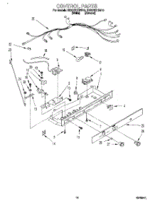 09 - Control, Lit / Optional parts for Whirlpool Refrigerator ED22PKXBN10 from AppliancePartsPros.com