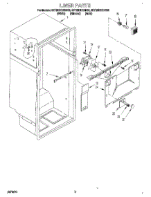 02 - Liner parts for Whirlpool Refrigerator 8ET20DKXBW00 from AppliancePartsPros.com