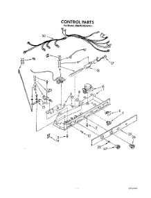 13 - Control parts for Whirlpool Refrigerator ARG483WP01 from AppliancePartsPros.com