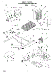 08 - Unit parts for Whirlpool Refrigerator ED22DKXBN10 from AppliancePartsPros.com