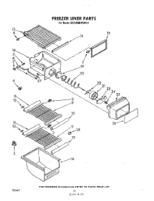06 - Freezer Liner parts for Whirlpool Refrigerator ED22MMXRWR0 from AppliancePartsPros.com