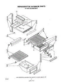 10 - Refrigerator Interior , Lit / Optional parts for Whirlpool Refrigerator ED22MMXRWR0 from AppliancePartsPros.com