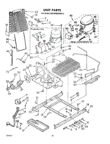 11 - Unit parts for Whirlpool Refrigerator ED22MMXRWR0 from AppliancePartsPros.com