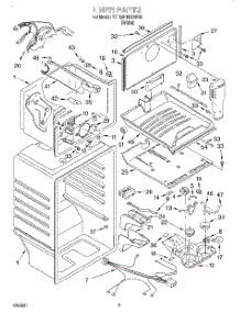 02 - Liner parts for Whirlpool Refrigerator 7ET22DMXGW00 from AppliancePartsPros.com