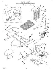 09 - Unit parts for Whirlpool Refrigerator 8ED27DQXDN03 from AppliancePartsPros.com