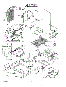 07 - Unit parts for Whirlpool Refrigerator ED19HKXRWR5 from AppliancePartsPros.com