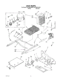09 - Unit parts for Whirlpool Refrigerator AS22BRXAW00 from AppliancePartsPros.com