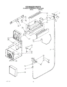 12 - Icemaker, Lit / Optional parts for Whirlpool Refrigerator AS22BRXAW00 from AppliancePartsPros.com