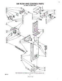 03 - Airflow And Control parts for Whirlpool Refrigerator ED19AK1LWR1 from AppliancePartsPros.com
